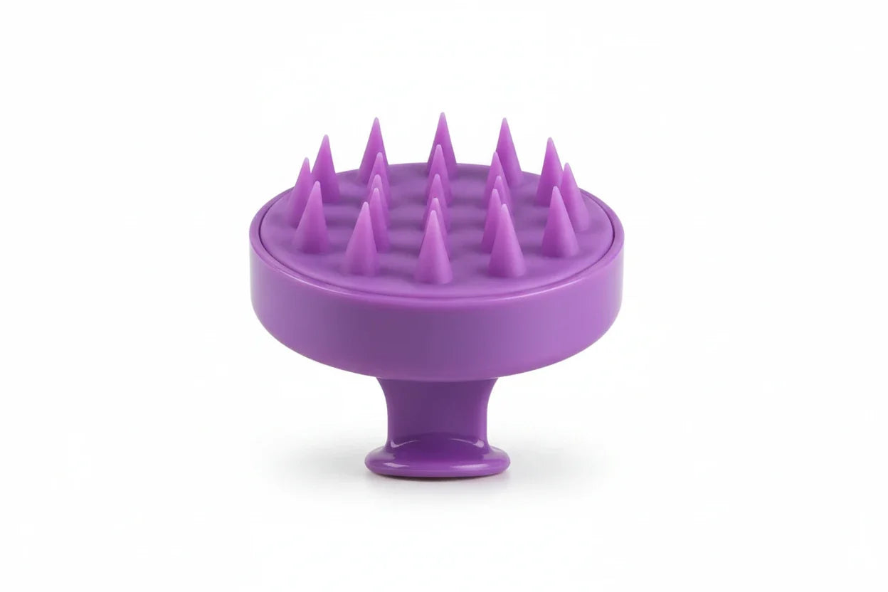 Detangling brush for curly hair, smoothing curly and coily hair