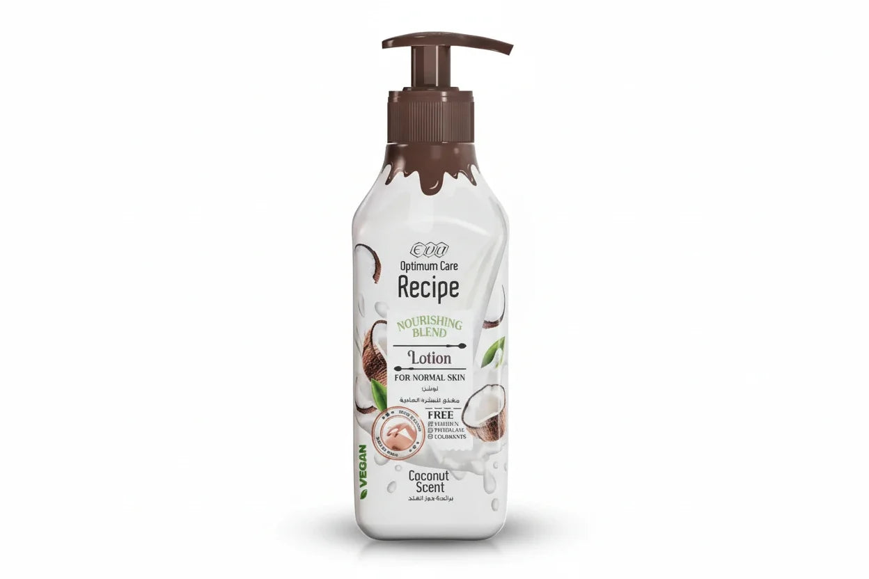 Eva Recipe Body Lotion for moisturizing and softening skin with natural ingredients