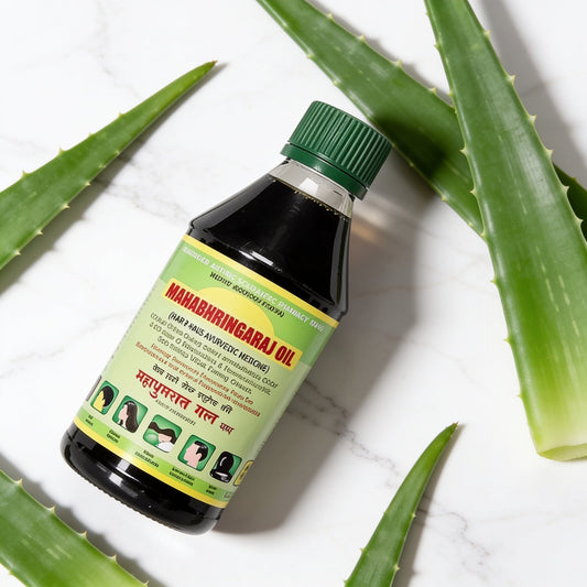 Mahabhring Original Indian Hair Oil for Hair Nourishment and Root Strengthening 100ml