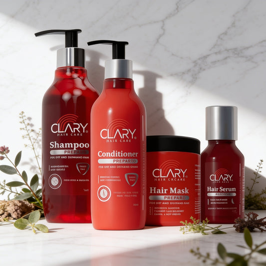 Clary Hair's Complete Routine Package for Strength, Softness, and Shine