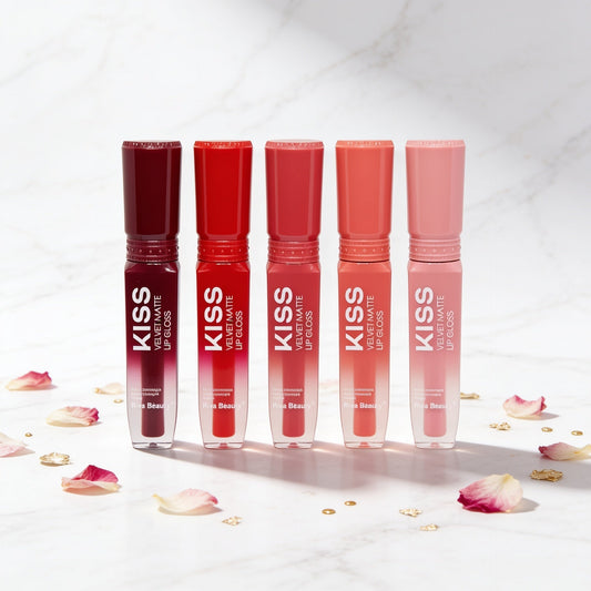 Kiss Beauty Lip Gloss for healthy shine and all-day hydration