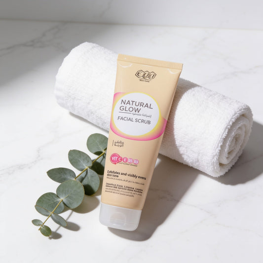 Eva Facial Scrub for Gentle Exfoliation, Skin Cleansing and Brightening