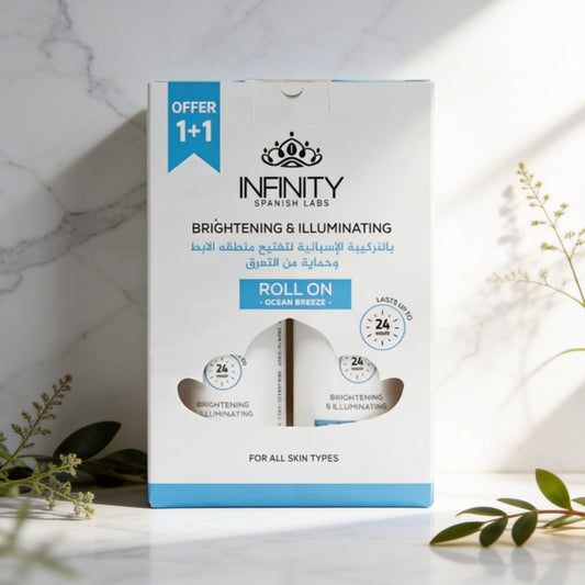 Infinity مزيل عرق برائحة نسيم المحيط المنعشة وفعالية تدوم طوال اليوم