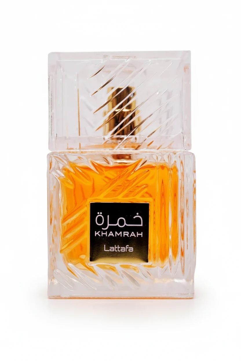 Lattafa Khamrah is a luxurious, long-lasting oriental fragrance for women.