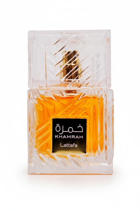 Lattafa Khamrah is a luxurious, long-lasting oriental fragrance for women.