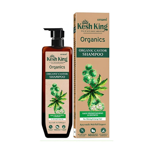 Kesh King Organic Castor Oil Shampoo for Hair Strengthening and Thickening 300ml