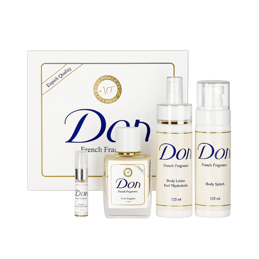 Don's Distinctive Fragrance Package, Eau de Parfum for Unforgettable Elegance, 4 pieces