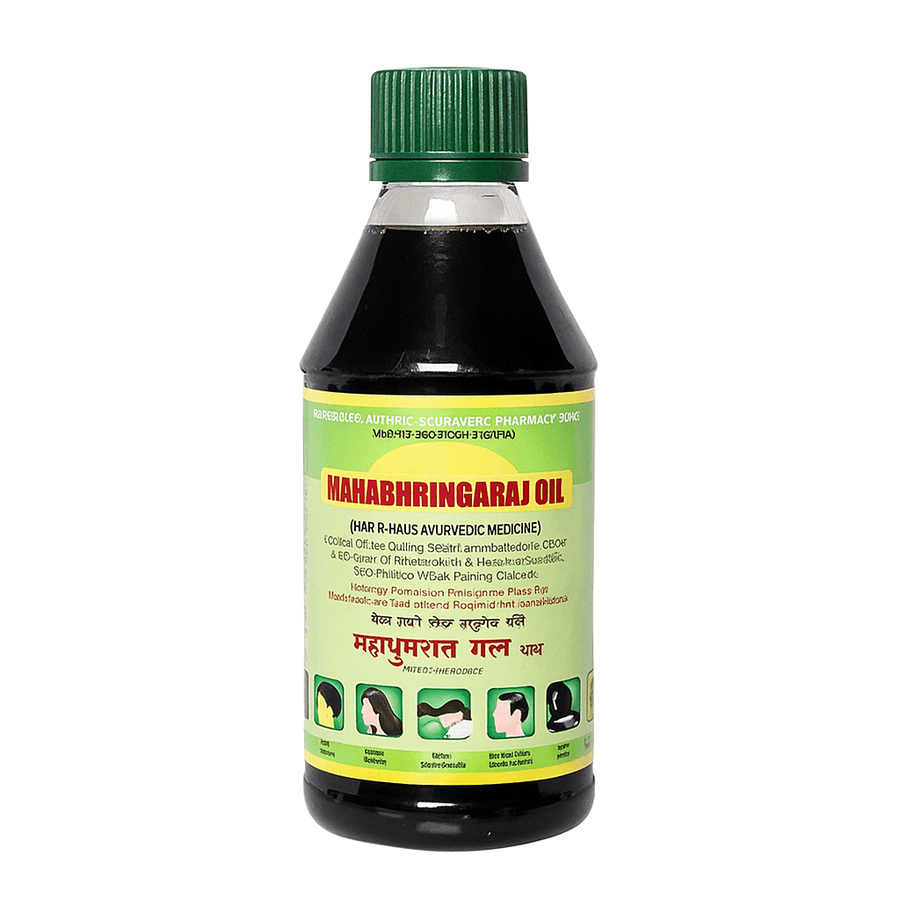Mahabhring Original Indian Hair Oil for Hair Nourishment and Root Strengthening 100ml