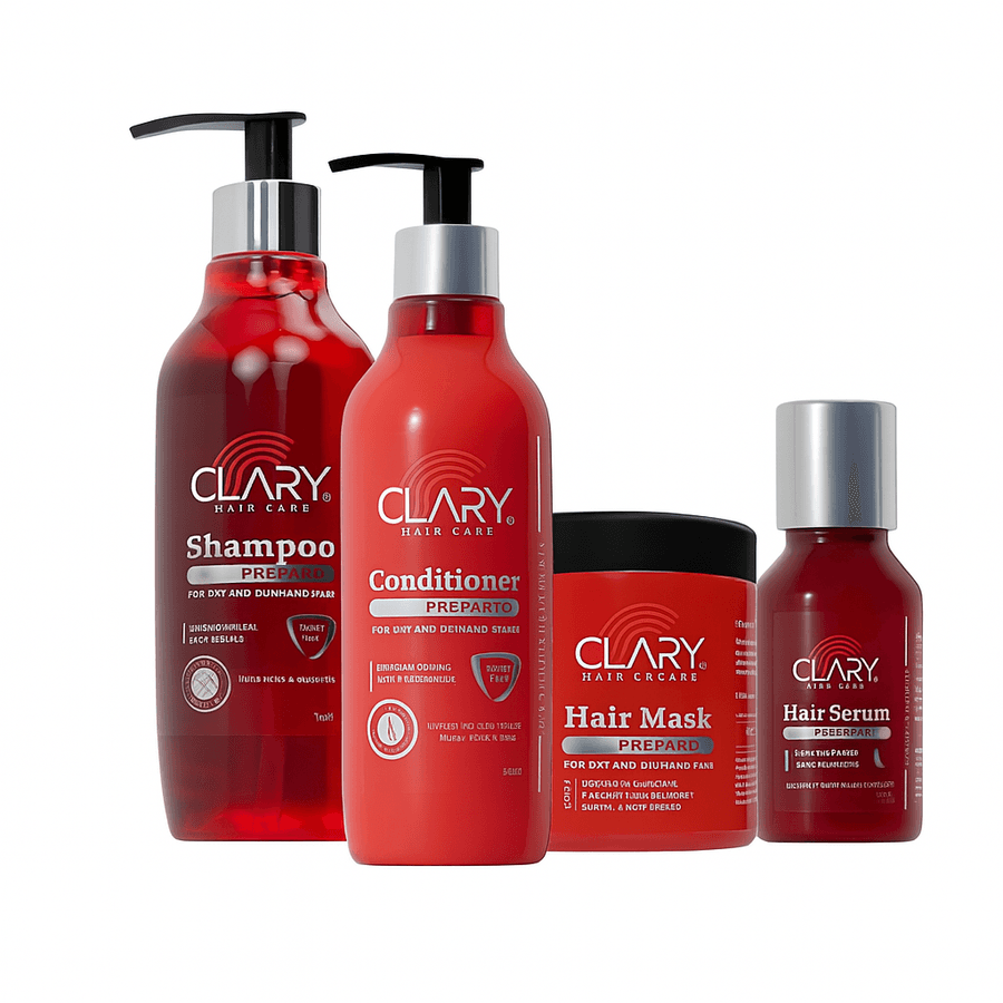 Clary Hair's Complete Routine Package for Strength, Softness, and Shine