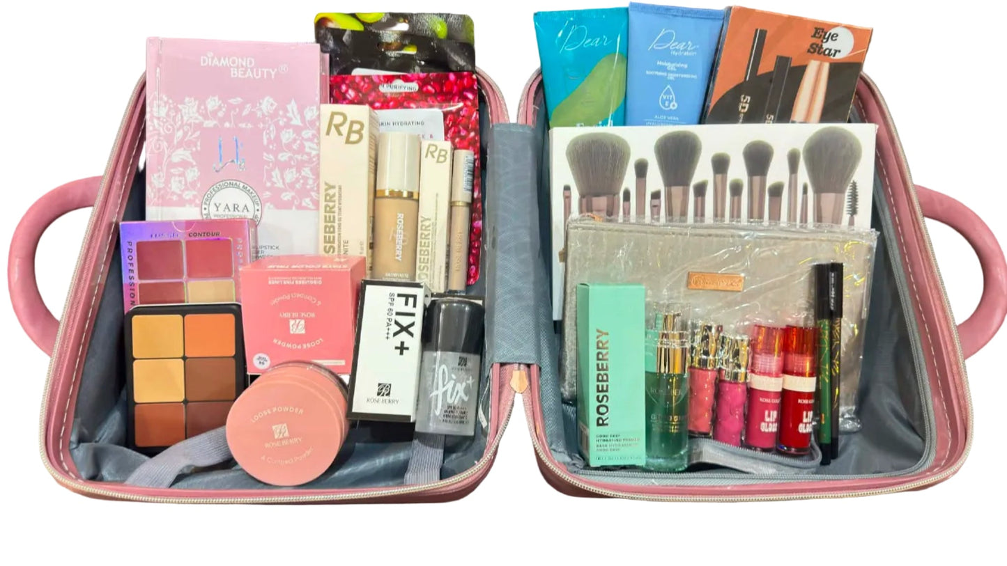 Bridal Makeup and Skincare Bag