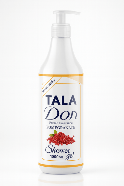 Tala refreshing shower gel cleanses the body with a soft fragrance that lasts all day