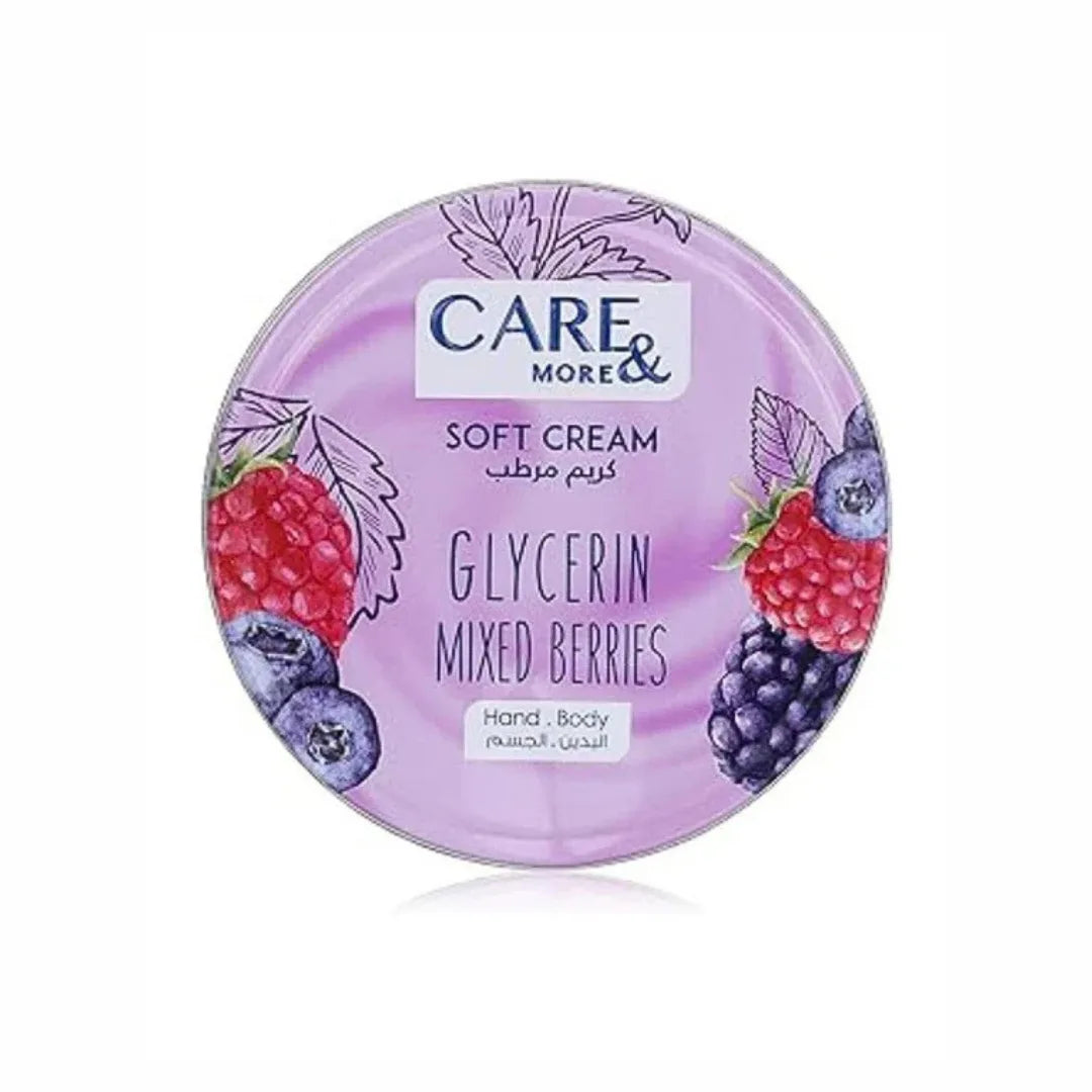 Care & More Mixed Berries Glycerin Cream for moisturizing and brightening skin