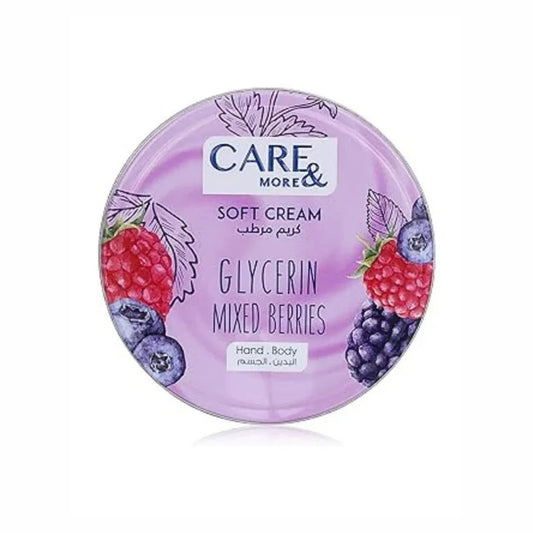 Care & More Mixed Berries Glycerin Cream for moisturizing and brightening skin