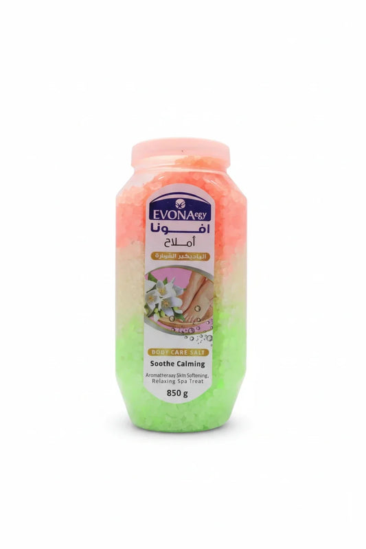 Evona Body Salt for Gentle Exfoliation, Moisturizing, and Dead Skin Removal