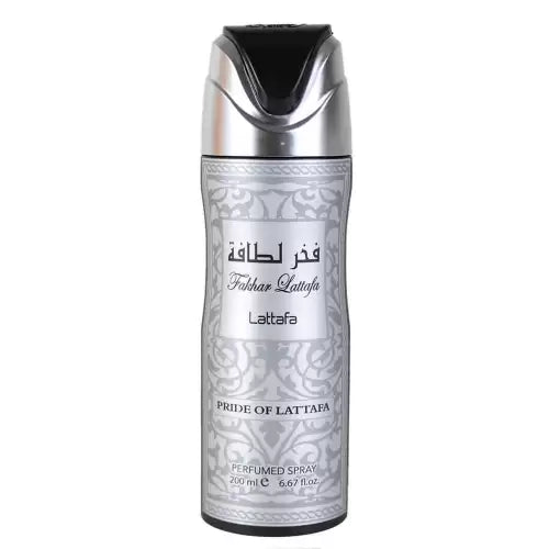 Lattafa Men's Refreshing Body Spray with a soft, long-lasting fragrance
