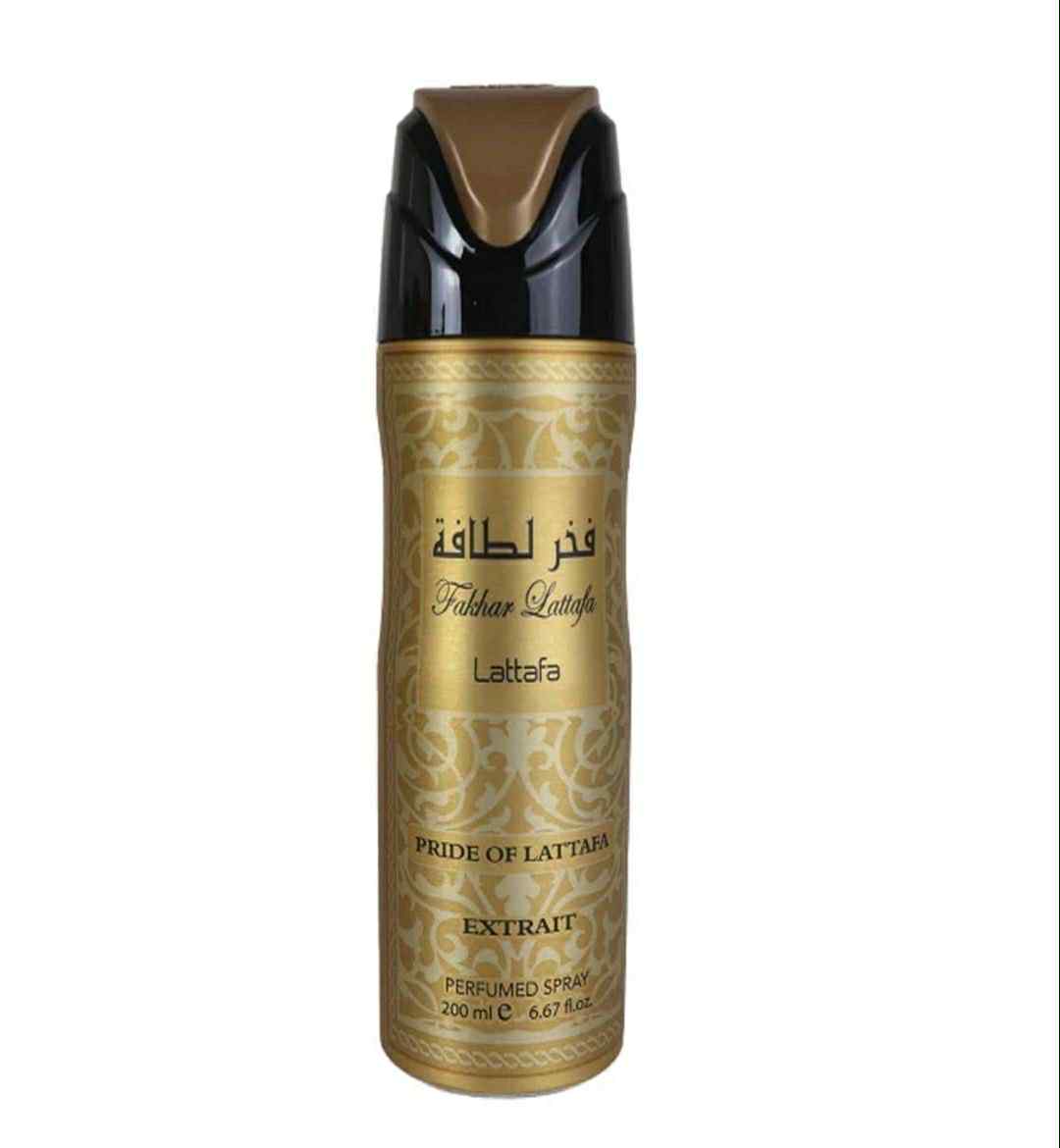 Lattafa Men's Refreshing Body Spray with a soft, long-lasting fragrance