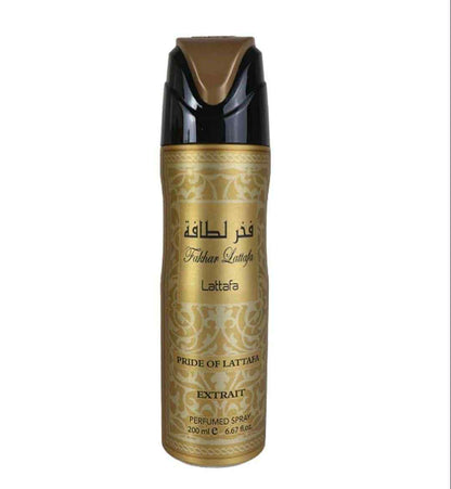 Lattafa Men's Refreshing Body Spray with a soft, long-lasting fragrance