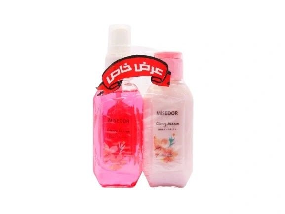 Messidor Cherry Blossom Splash and Lotion for daily care at a special price