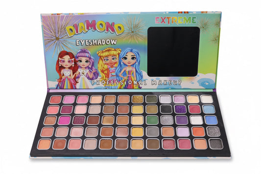 Professional Makeup Diamond Eyeshadow Palette with Assorted Shimmer Colors