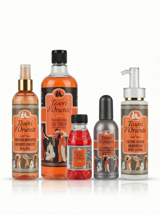 Tesori package, perfume and deodorant, a complete gift with a luxurious and elegant scent