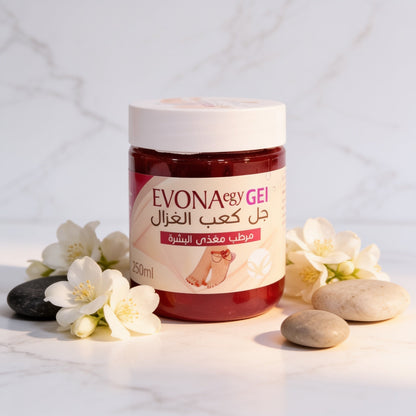 Evona deer heel gel for feet to give the body a natural, long-lasting pink color