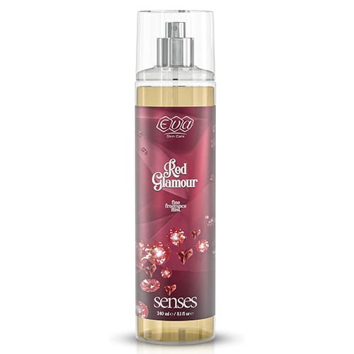 Eva Red Glamour Body Splash - Luxurious and Alluring Red Scent Body Mist