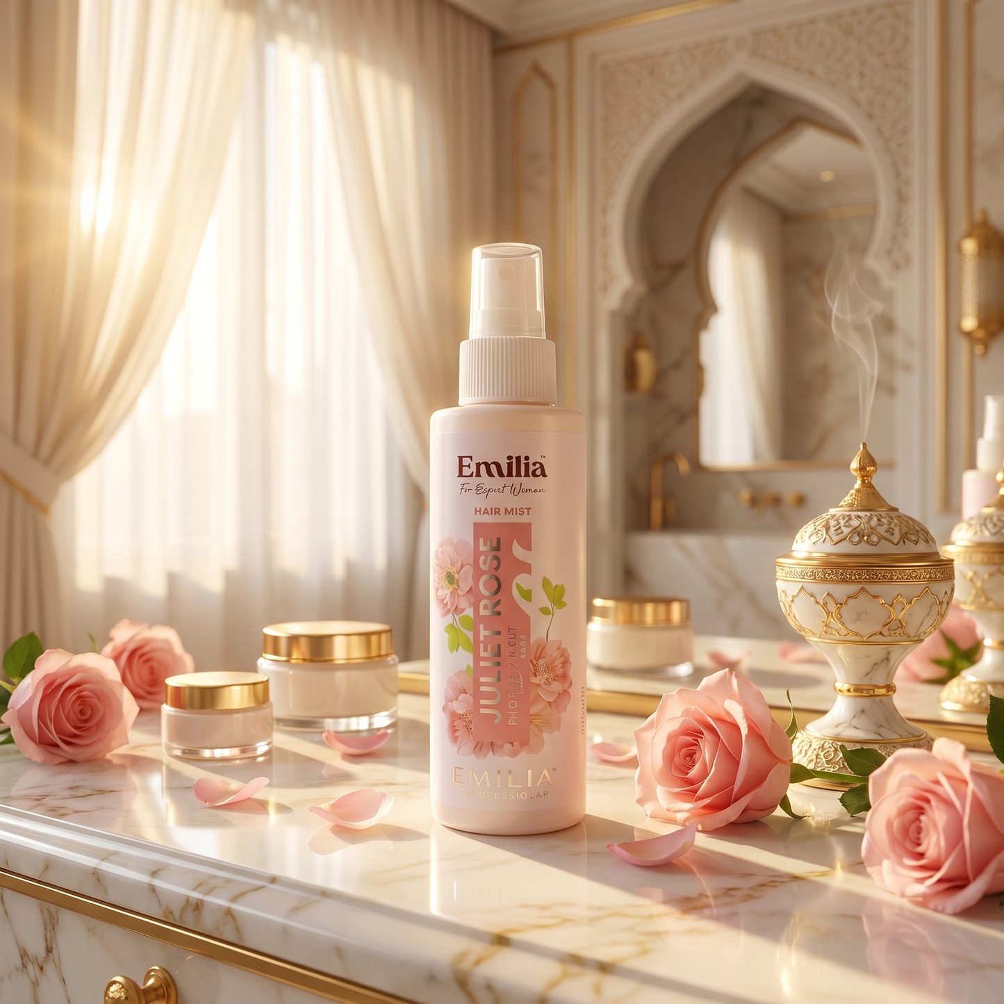 Emilia Hair Mist 4 scents to perfume and moisturize hair all day