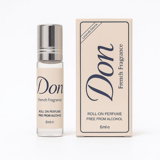 Roll-on body perfume with concentrated fragrance oil for long-lasting wear