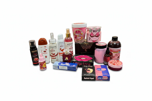 The pampering package: A bride's pampering for comprehensive body care, a luxurious and perfect gift for women.