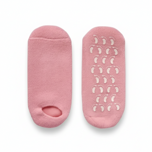 Moisturizing silicone socks for feet to soften dry and cracked heels
