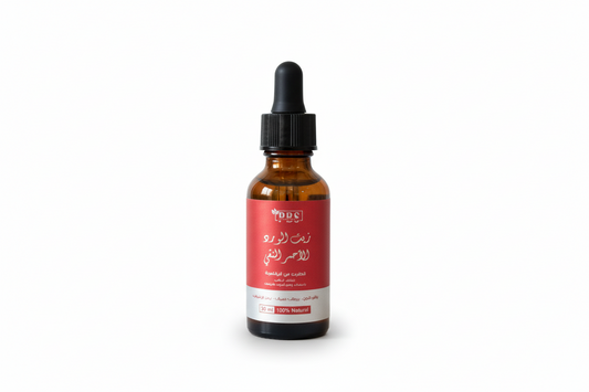 Natural rose oil for deep moisturizing and nourishing skin and hair