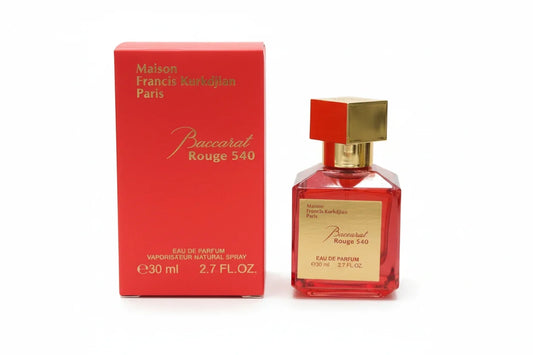 Baccarat Rouge 540 30ml with luxurious rose scent that lasts all day