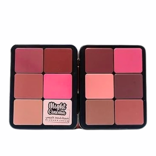 Might Cinema Eyeshadow Palette for professional eye makeup with multiple soft and smoky shades