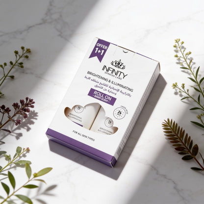 Infinity deodorant with a refreshing berry scent that lasts all day