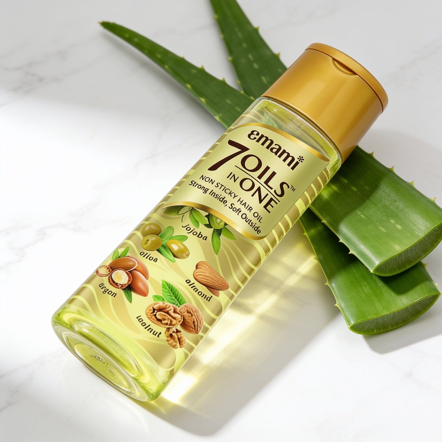 Emami 7 Oils in One Hair Oil for Hair Nourishment, Dry & Damaged Hair and Hair Growth