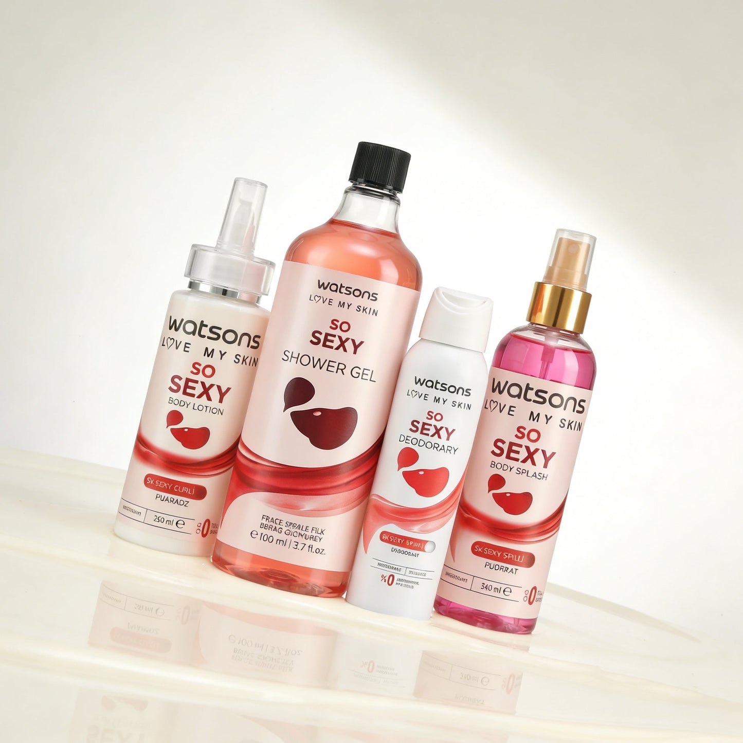 So Sexy Body Care Package: Shower Gel, Lotion, and Deodorant