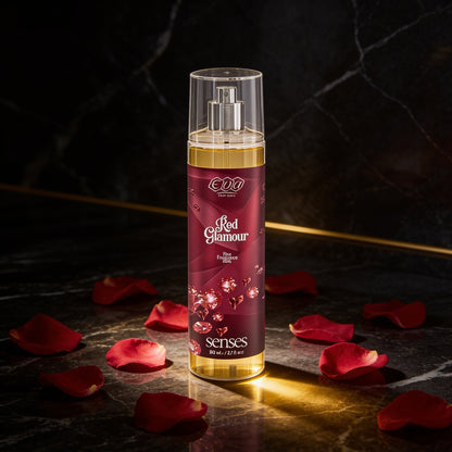 Eva Red Glamour Body Splash - Luxurious and Alluring Red Scent Body Mist