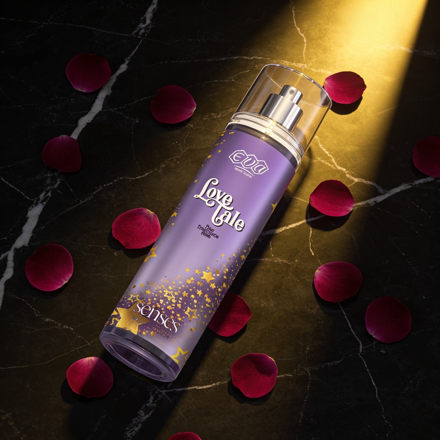 Eva Love Tale Body Splash with a dreamy romantic floral scent
