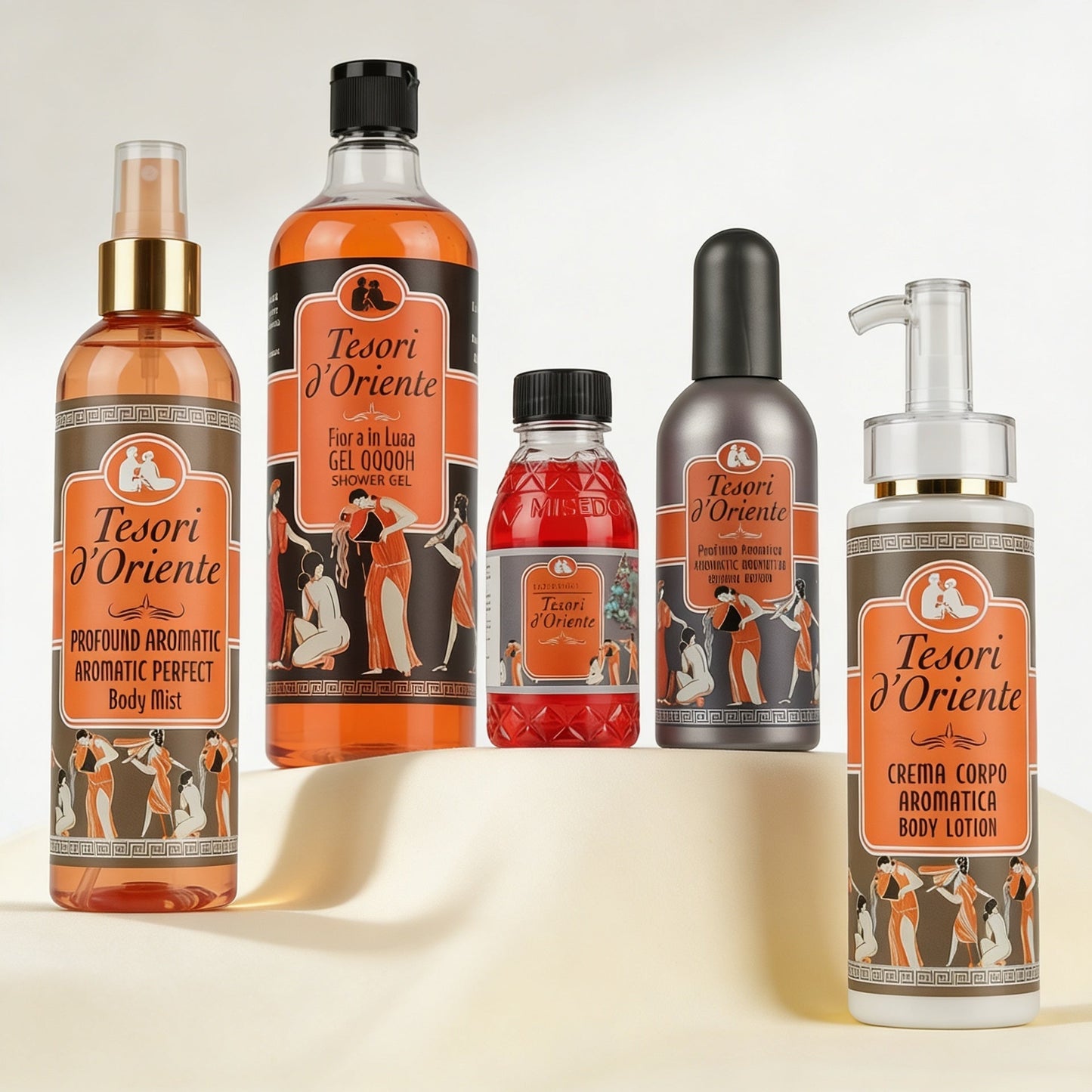 Tesori Luxury Body Care Package: A complete aromatic collection, a special gift.