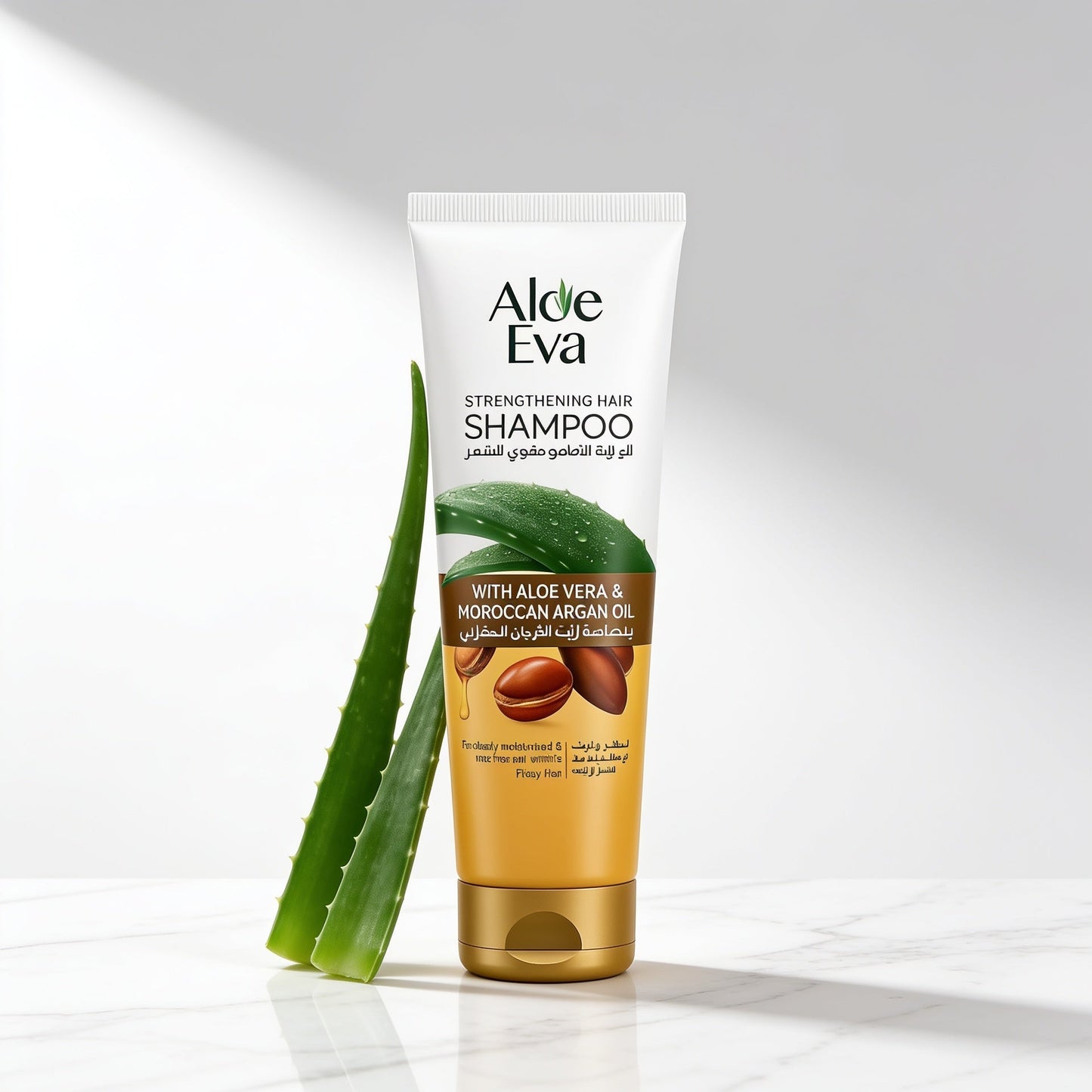 Eva Aloe Vera Shampoo for Dry and Damaged Hair: Moisturizes, Strengthens and Lengthens