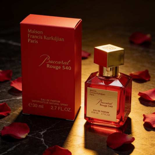 Baccarat Rouge 540 30ml with luxurious rose scent that lasts all day