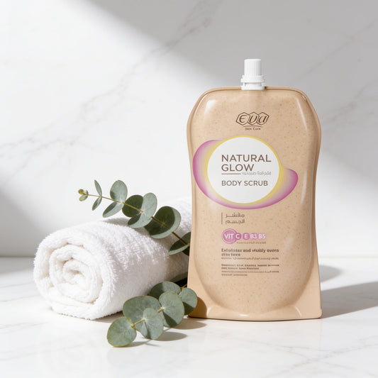 Eva Skin Renew gentle exfoliating body scrub for weekly use