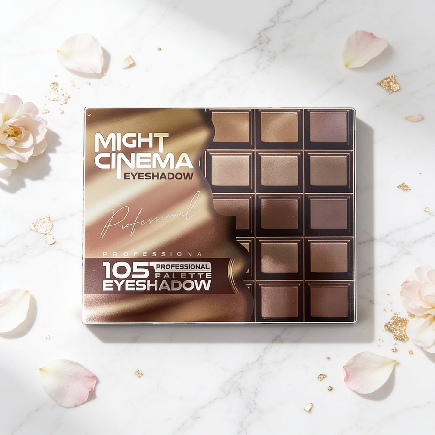 Might Cinema Eyeshadow Palette, 105 colors for complete eye makeup coordination