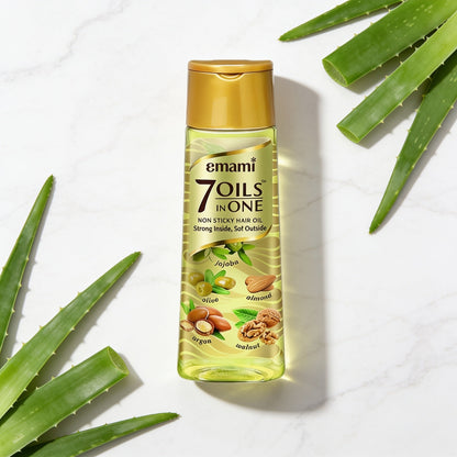 Emami 7 Oils in One Hair Oil for Hair Nourishment, Dry & Damaged Hair and Hair Growth