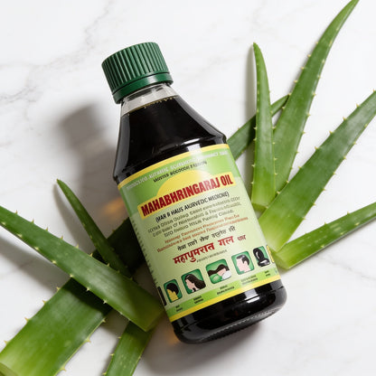 Mahabhring Original Indian Hair Oil for Hair Nourishment and Root Strengthening 100ml