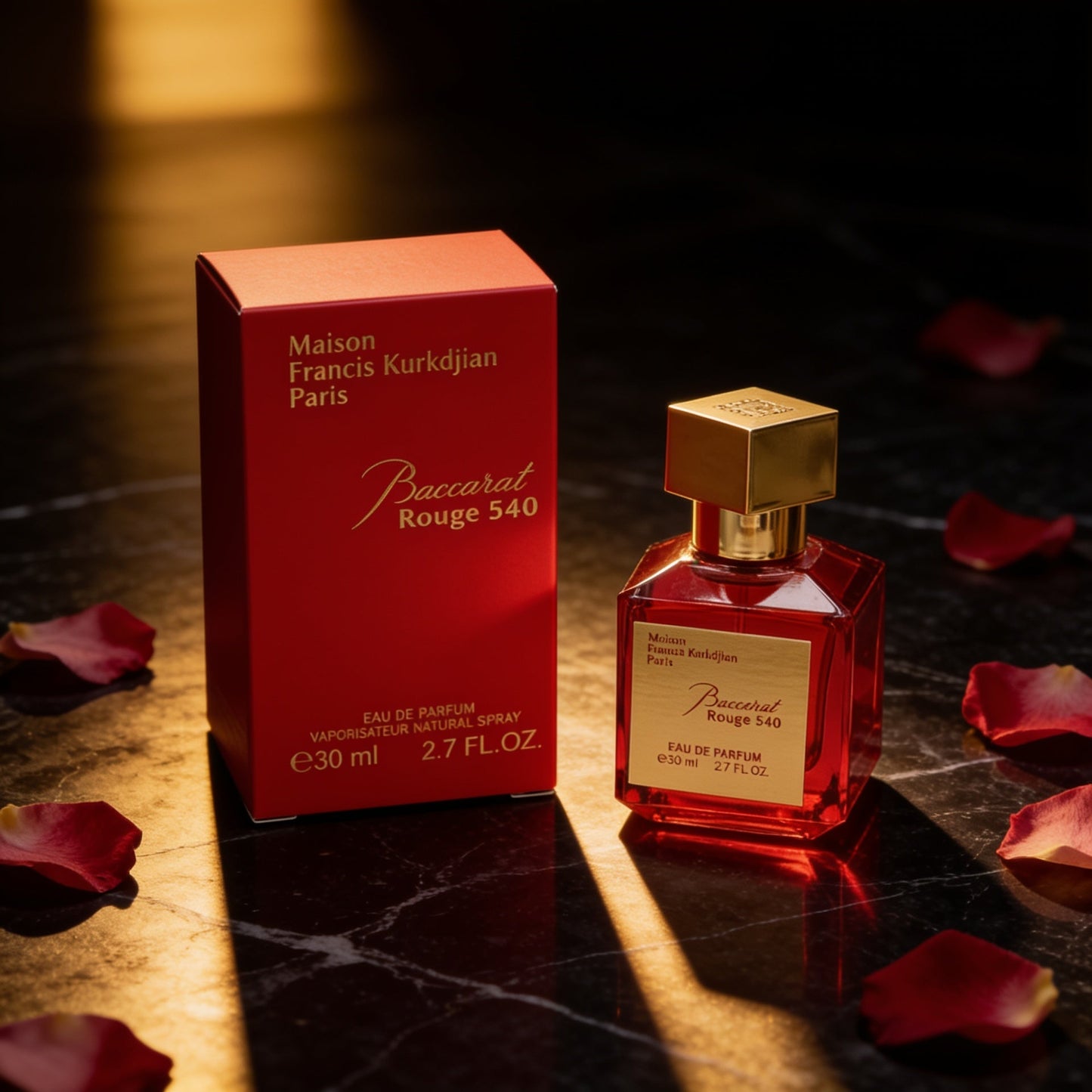 Baccarat Rouge 540 30ml with luxurious rose scent that lasts all day