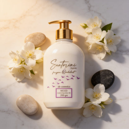 Santorini Body Milk 200ml for extreme hydration and glowing skin