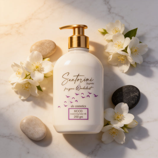 Santorini Body Milk 200ml for extreme hydration and glowing skin