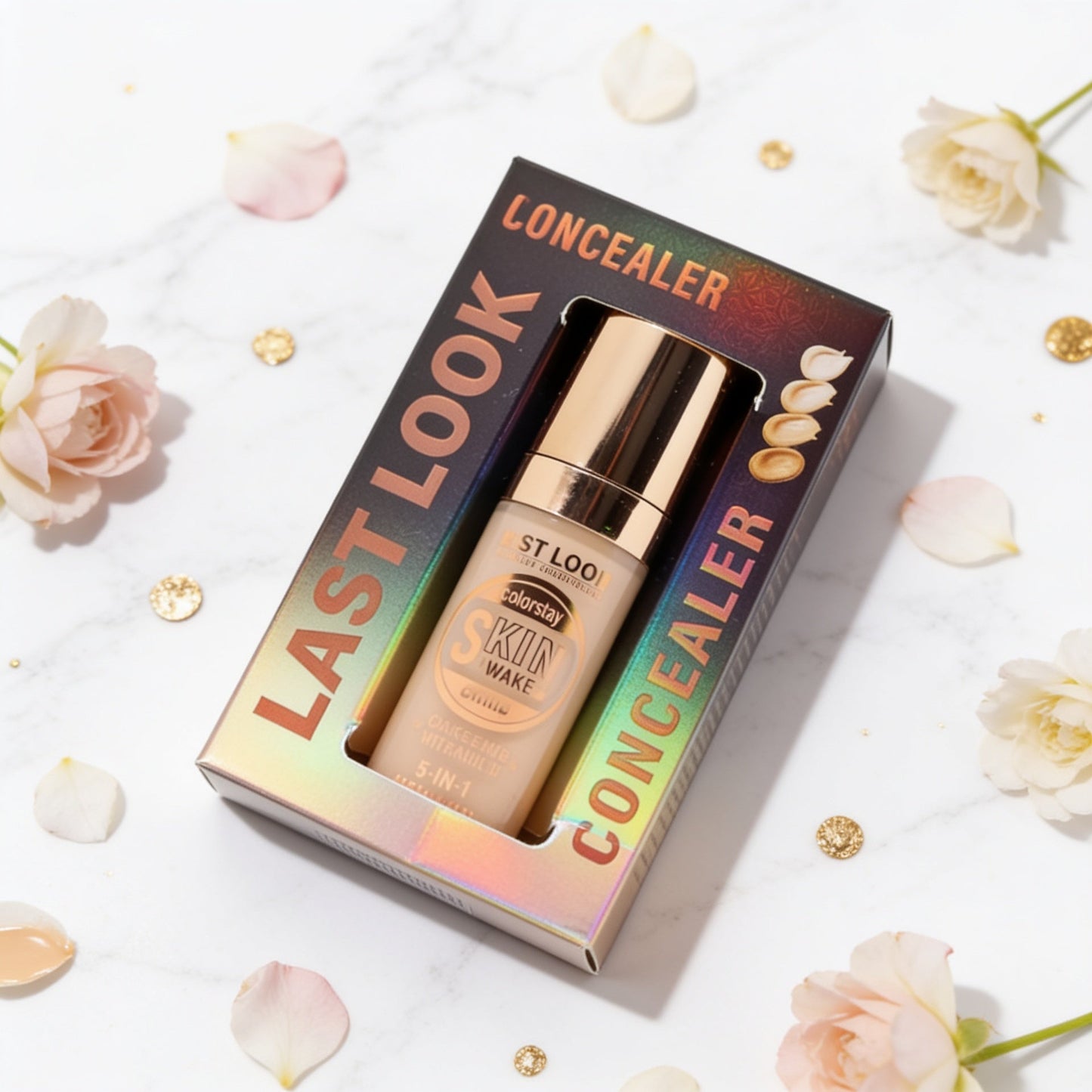 Last Look Full Coverage Concealer, Long-lasting All Day Wear
