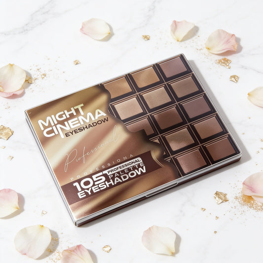 Might Cinema Eyeshadow Palette, 105 colors for complete eye makeup coordination